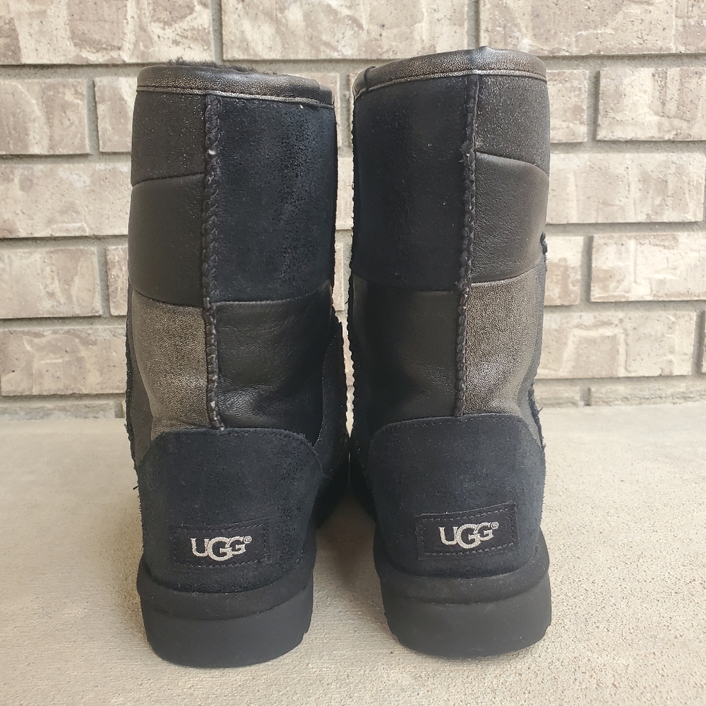 Ugg Classic Short Glitter Patchwork Suede Women's… - image 5